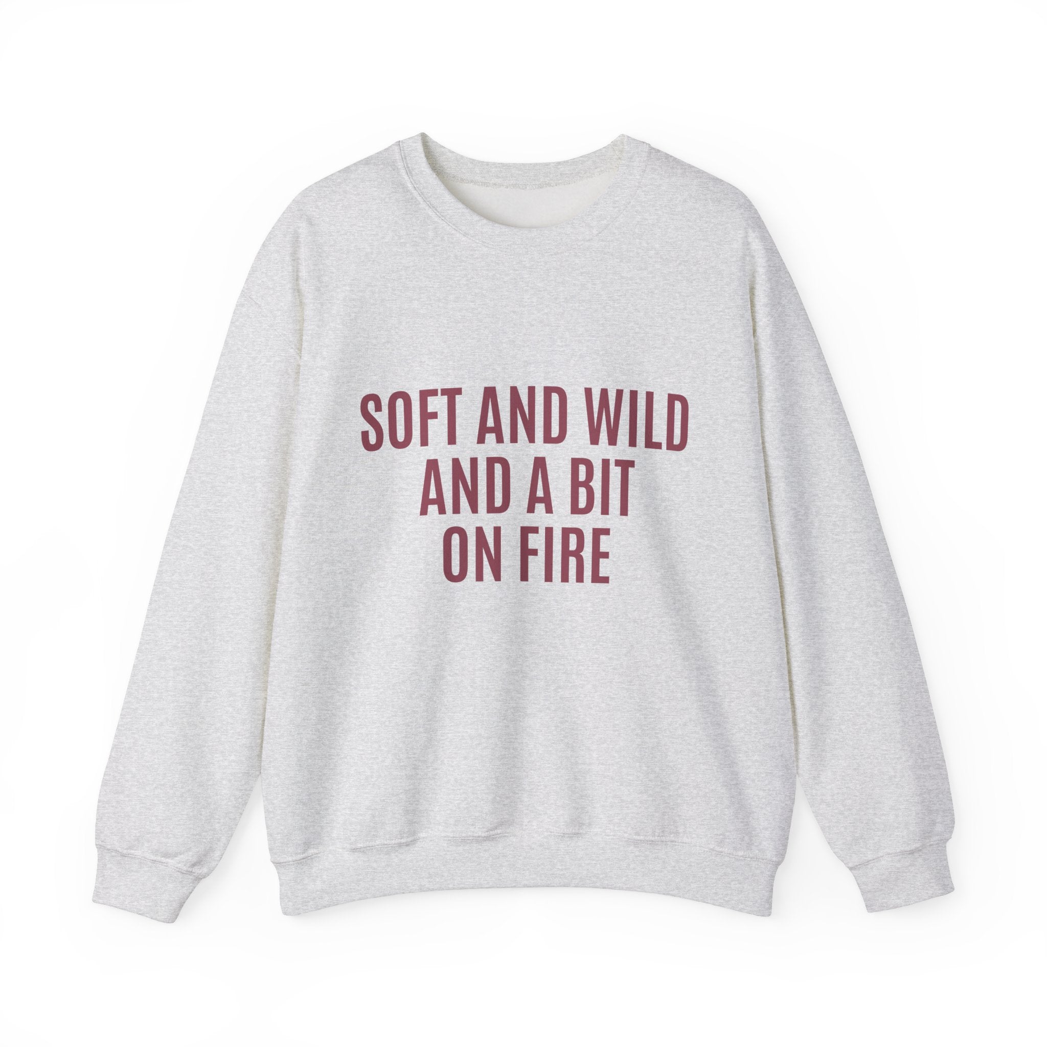 Soft and Wild Sweatshirt – Cozy & Bold Statement Unisex Heavy Blend™ Crewneck Sweatshirt - G-NIA BOUTIQUE