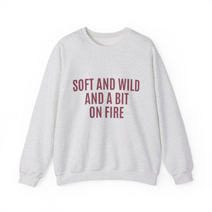Soft and Wild Sweatshirt – Cozy & Bold Statement Unisex Heavy Blend™ Crewneck Sweatshirt - G-NIA BOUTIQUE
