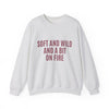 Soft and Wild Sweatshirt – Cozy & Bold Statement Unisex Heavy Blend™ Crewneck Sweatshirt - G-NIA BOUTIQUE