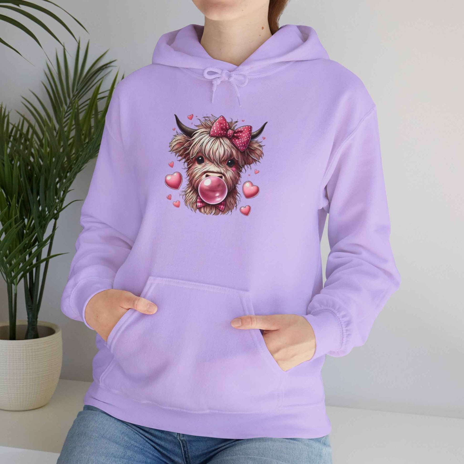 Highland Cow Hoodie - Cute Cow Print Pullover, Funny Animal Gift for Her, Cozy Sweatshirt for Wildlife Lovers - G-NIA BOUTIQUE