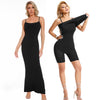 Light Belly Contracting One-piece Two-in-one Sling Body Shaping Dress