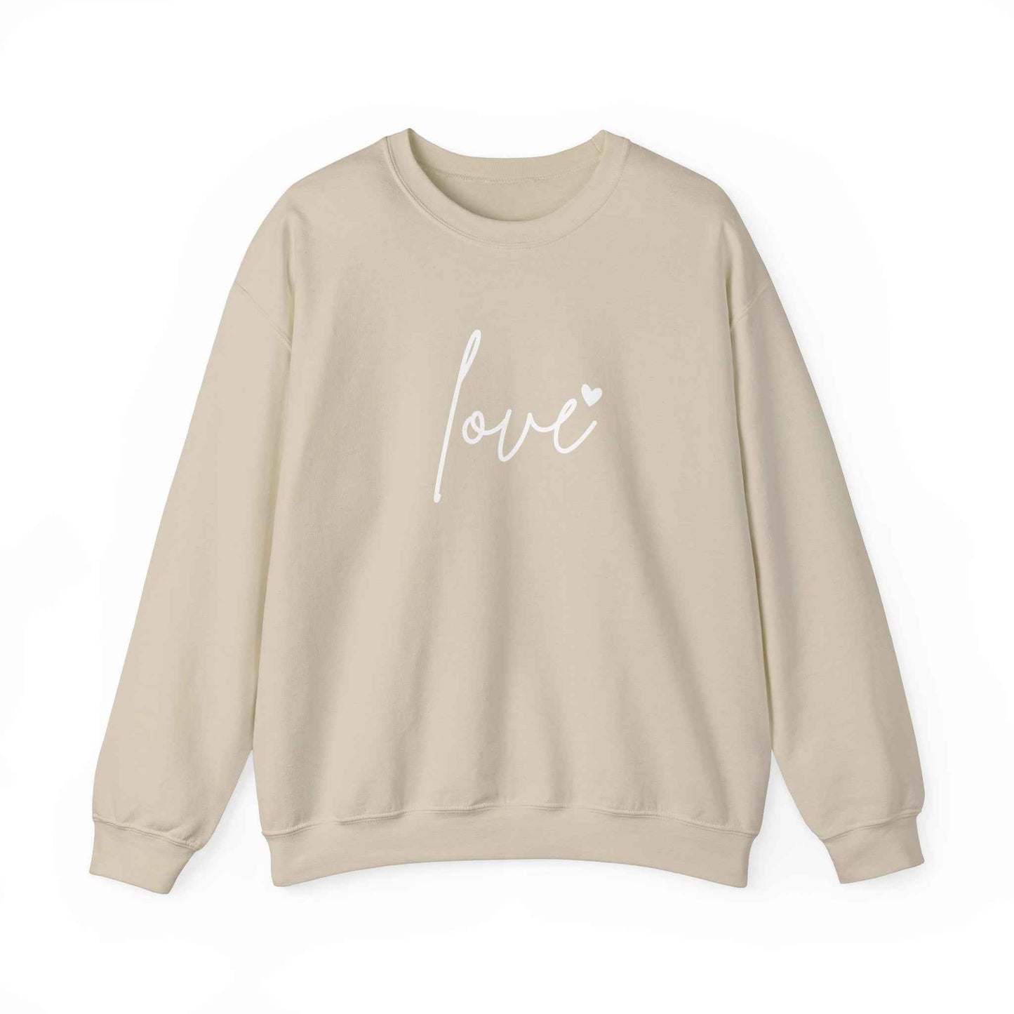 Valentine's Day Sweatshirt - Cozy Heart Print Unisex Pullover for Couples - G-NIA BOUTIQUE