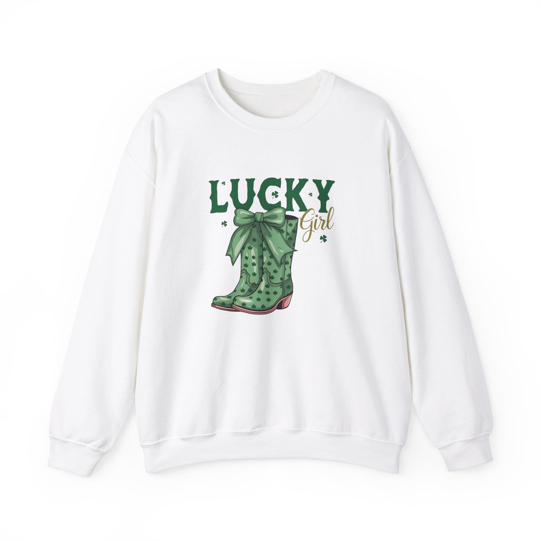 Lucky Girl St. Patrick's Day Sweatshirt - Western Cowgirl Boot Sweater & Howdy Tee 🌵🍀