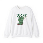 Lucky Girl St. Patrick's Day Sweatshirt - Western Cowgirl Boot Sweater & Howdy Tee 🌵🍀