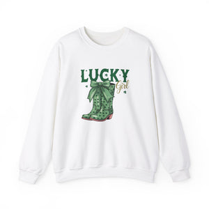 Lucky Girl St. Patrick's Day Sweatshirt - Western Cowgirl Boot Sweater & Howdy Tee 🌵🍀
