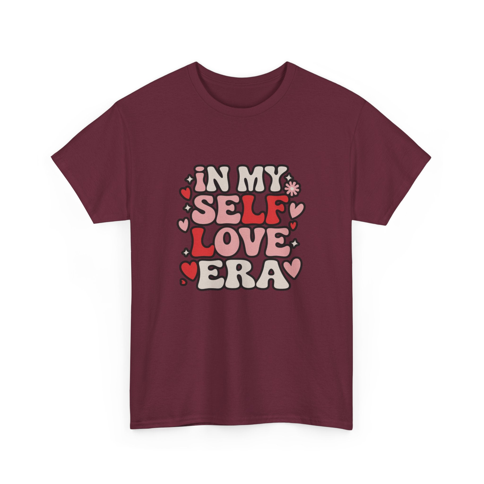 In My Self Love Era , Self Love T Shirts Women Crew Neckline Tee - G-NIA BOUTIQUE