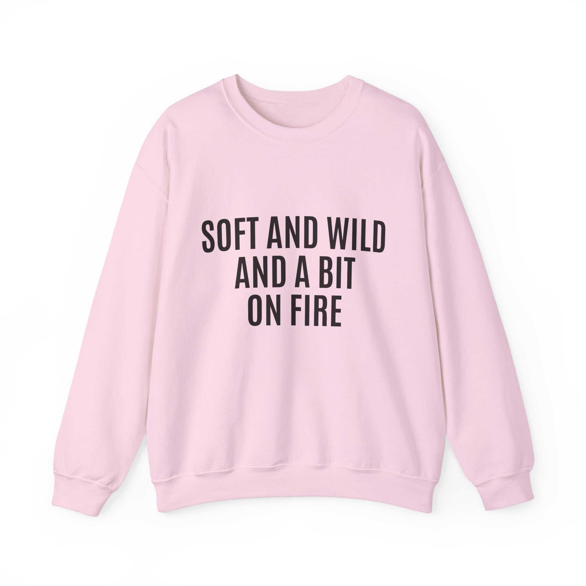Soft and Wild Sweatshirt – Cozy & Bold Statement Unisex Heavy Blend™ Crewneck Sweatshirt - G-NIA BOUTIQUE