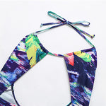 Tether One-Piece Bikini , Swimsuit