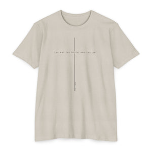 Christian T-Shirt Yeshua - John 14:6 Jesus Is King Unisex CVC Jersey T-Shirt - G-NIA BOUTIQUE