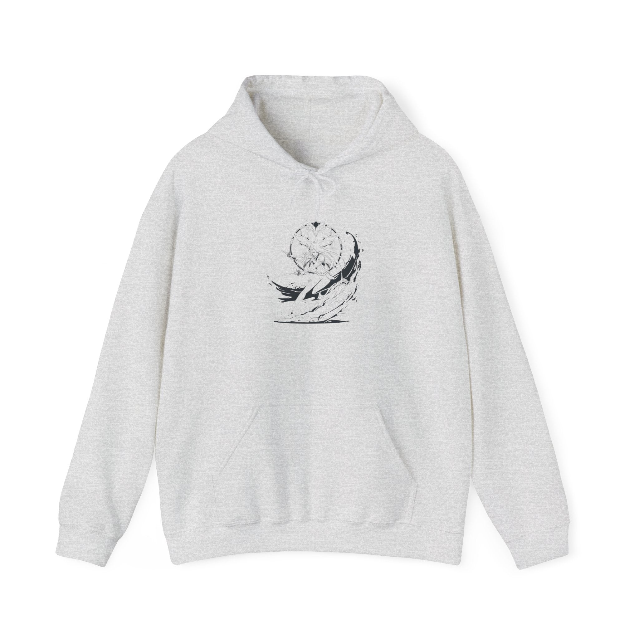 Cyber Sigilism Hoodie - Elden Ring Malenia Design Unisex Heavy Blend Hooded Sweatshirt - G-NIA BOUTIQUEproduct link