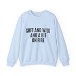 Soft and Wild Sweatshirt – Cozy & Bold Statement Unisex Heavy Blend™ Crewneck Sweatshirt - G-NIA BOUTIQUE