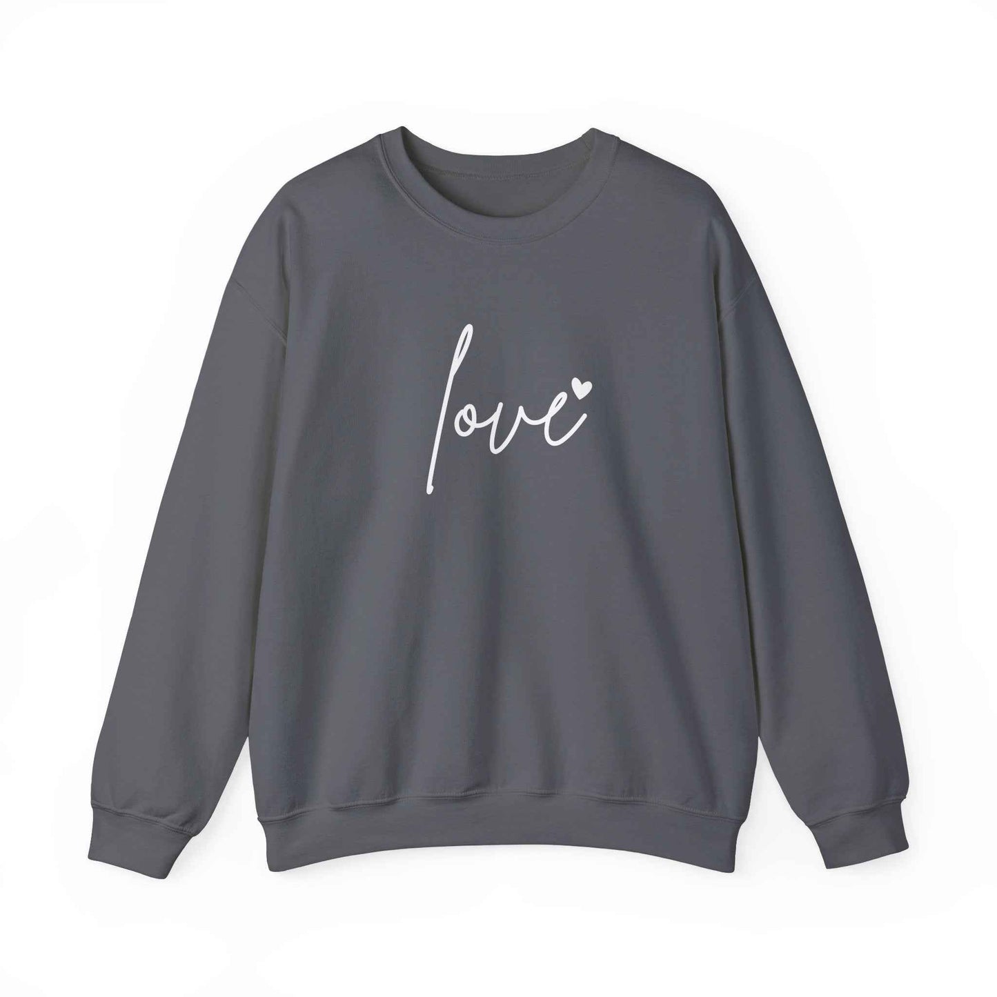 Valentine's Day Sweatshirt - Cozy Heart Print Unisex Pullover for Couples - G-NIA BOUTIQUE