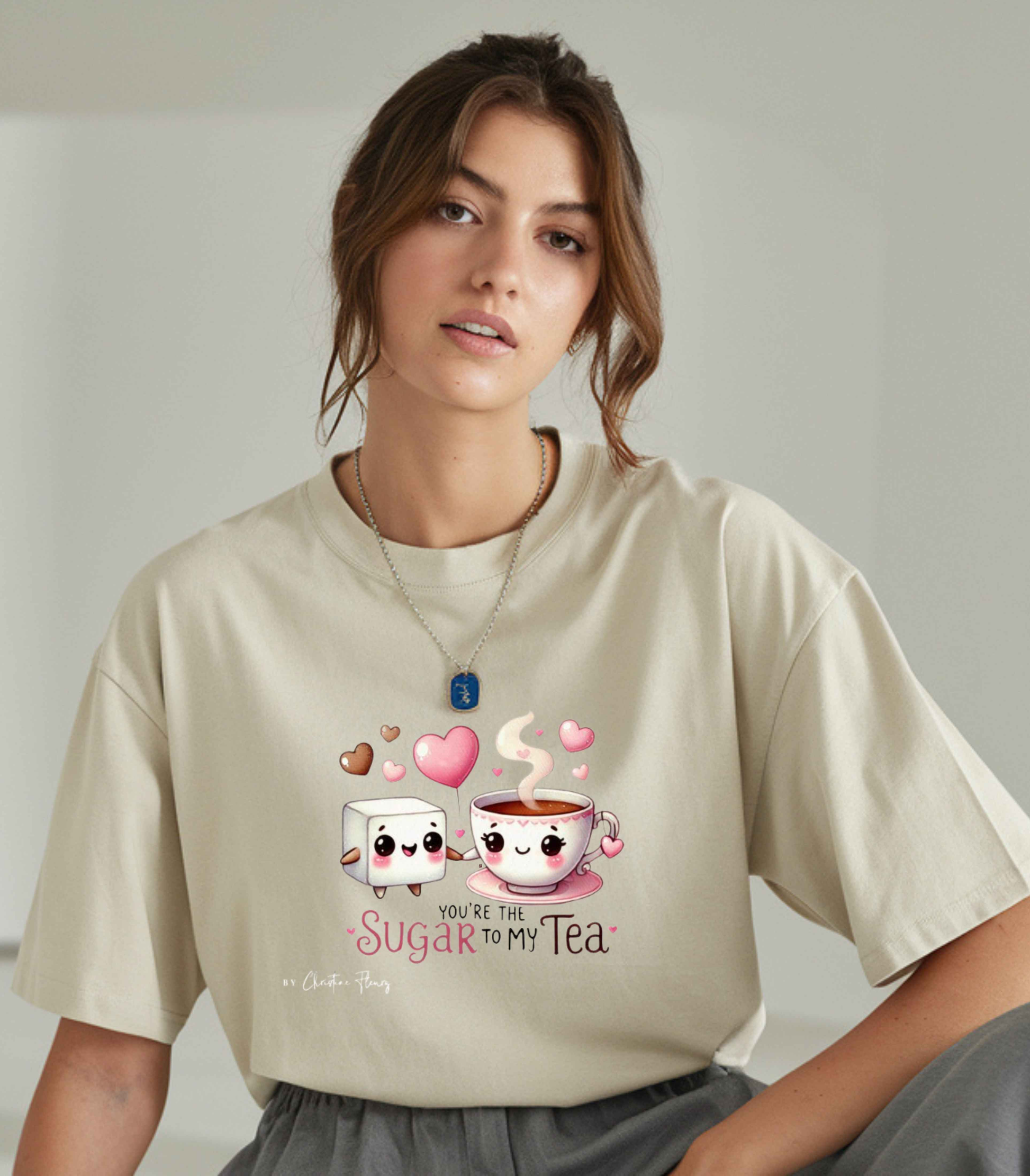 You're The Sugar to My Tea T-Shirt - Funny Valentine Gift for Tea Lovers and Partners - G-NIA BOUTIQUE