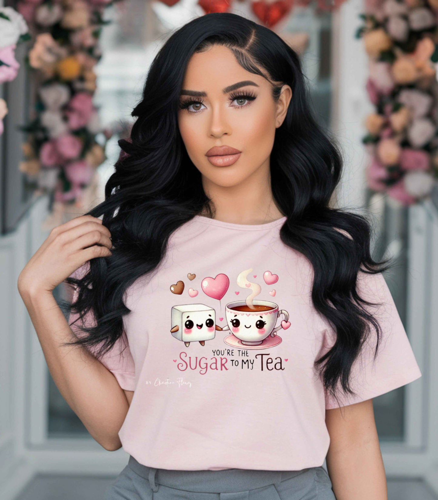 You're The Sugar to My Tea T-Shirt - Funny Valentine Gift for Tea Lovers and Partners - G-NIA BOUTIQUE