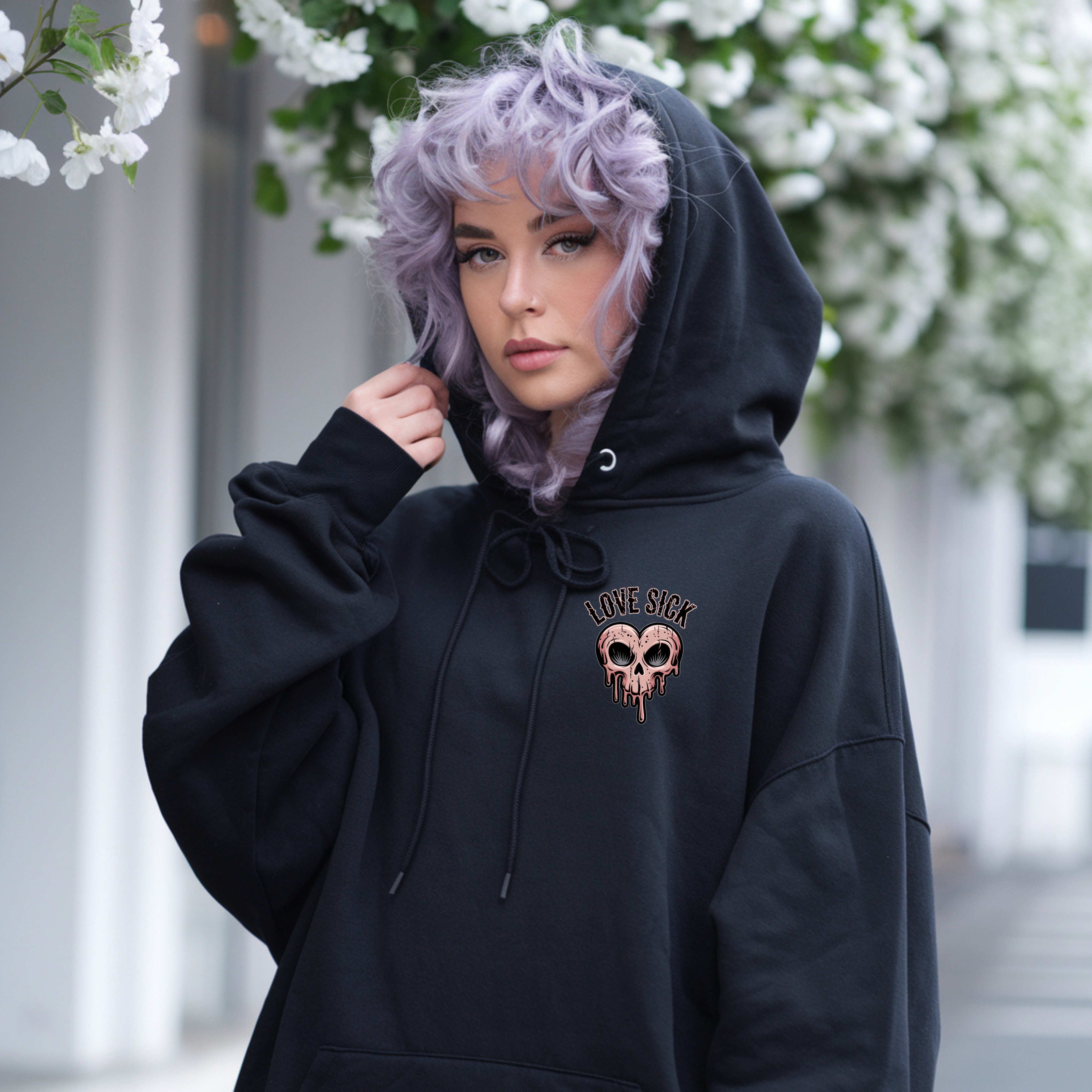 Love Sick Hoodie - Unisex Hooded Sweatshirt - G-NIA BOUTIQUEproduct link