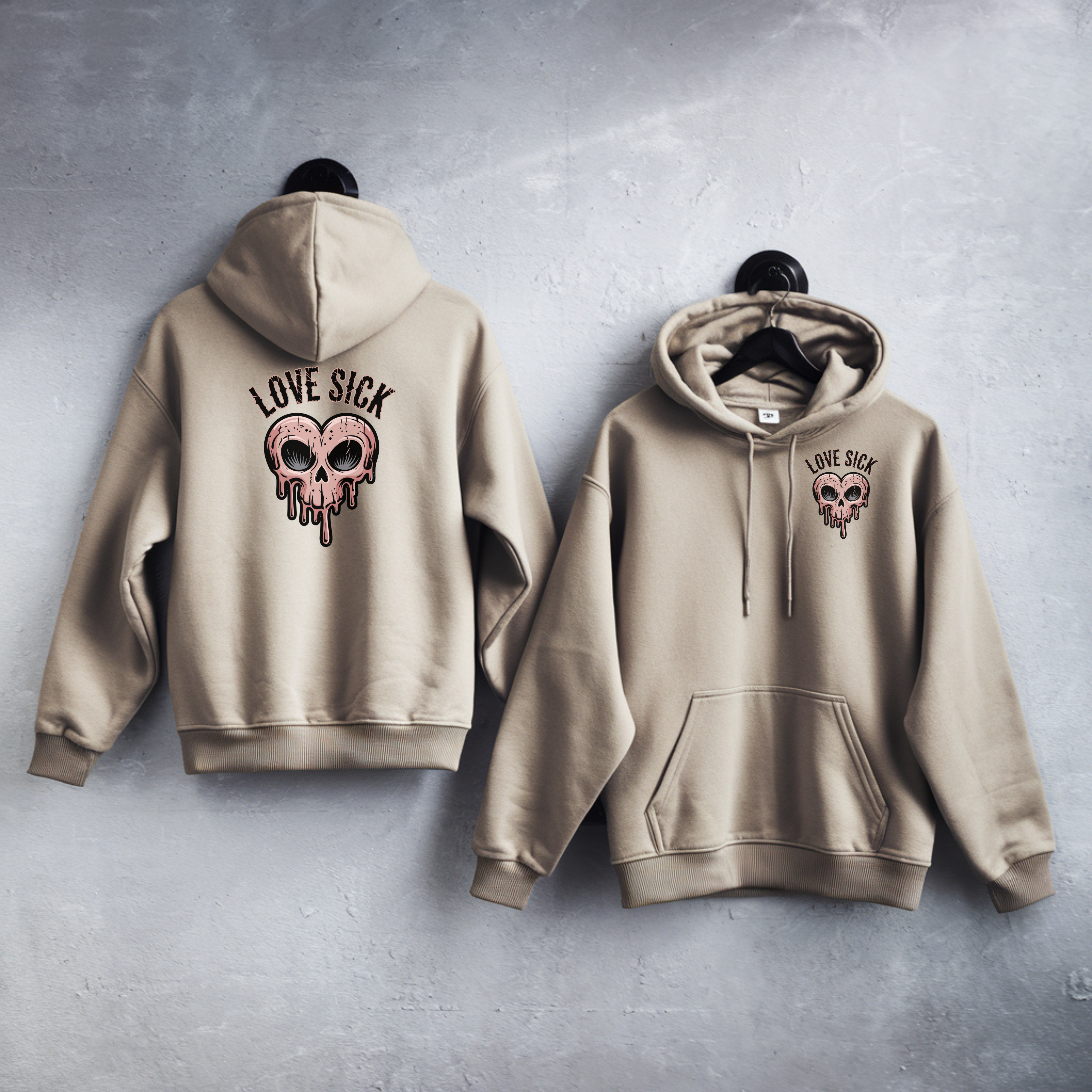 Love Sick Hoodie - Unisex Hooded Sweatshirt - G-NIA BOUTIQUEproduct link