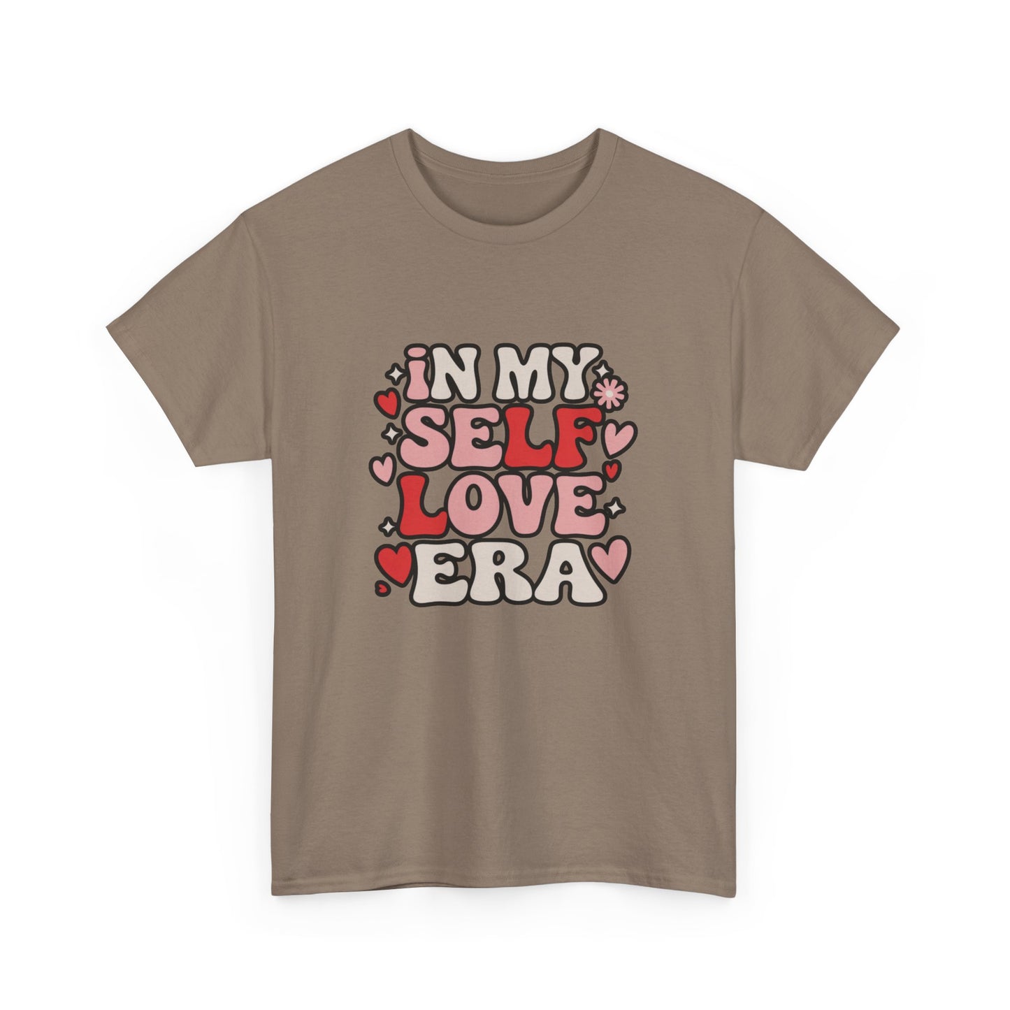 In My Self Love Era , Self Love T Shirts Women Crew Neckline Tee