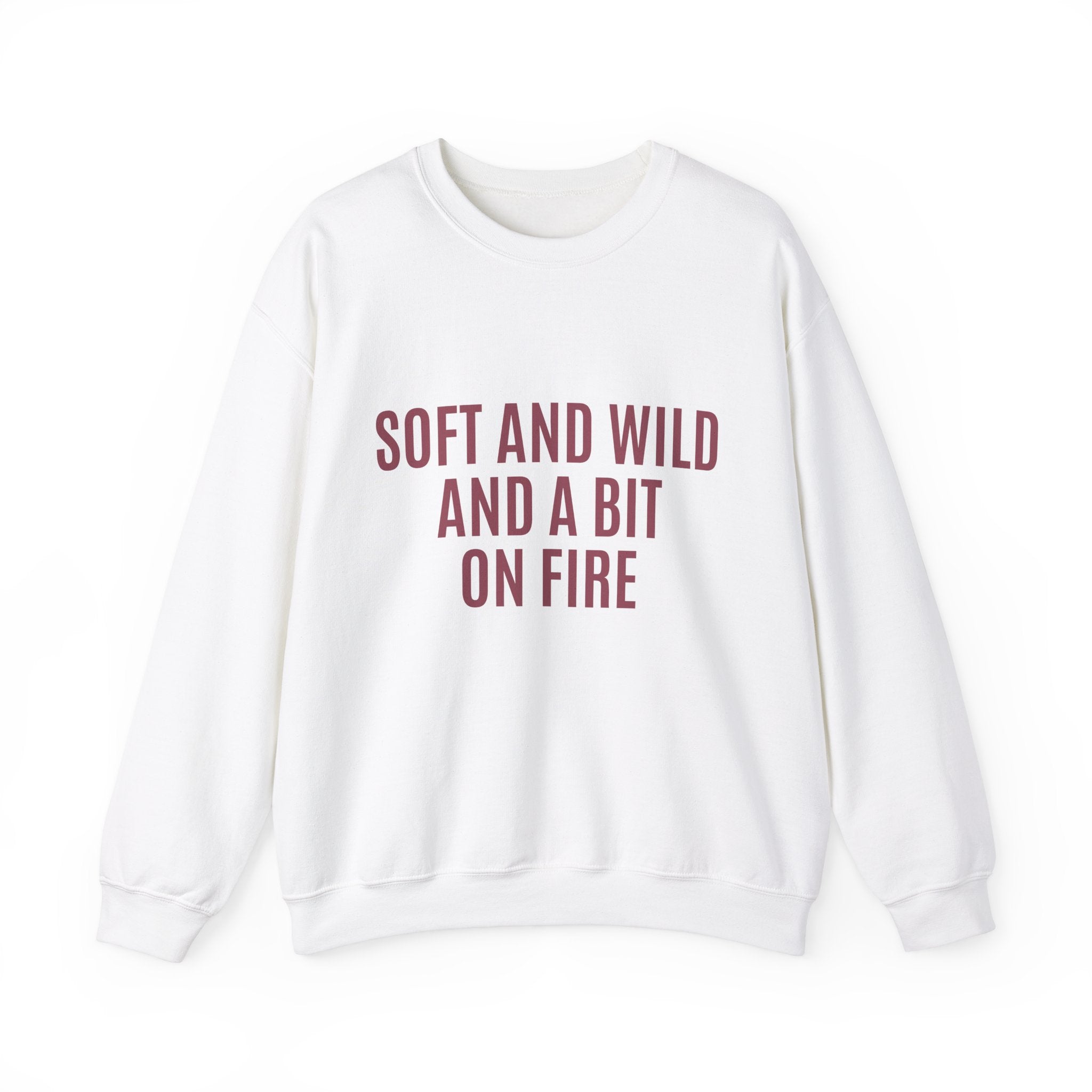 Soft and Wild Sweatshirt – Cozy & Bold Statement Unisex Heavy Blend™ Crewneck Sweatshirt - G-NIA BOUTIQUE