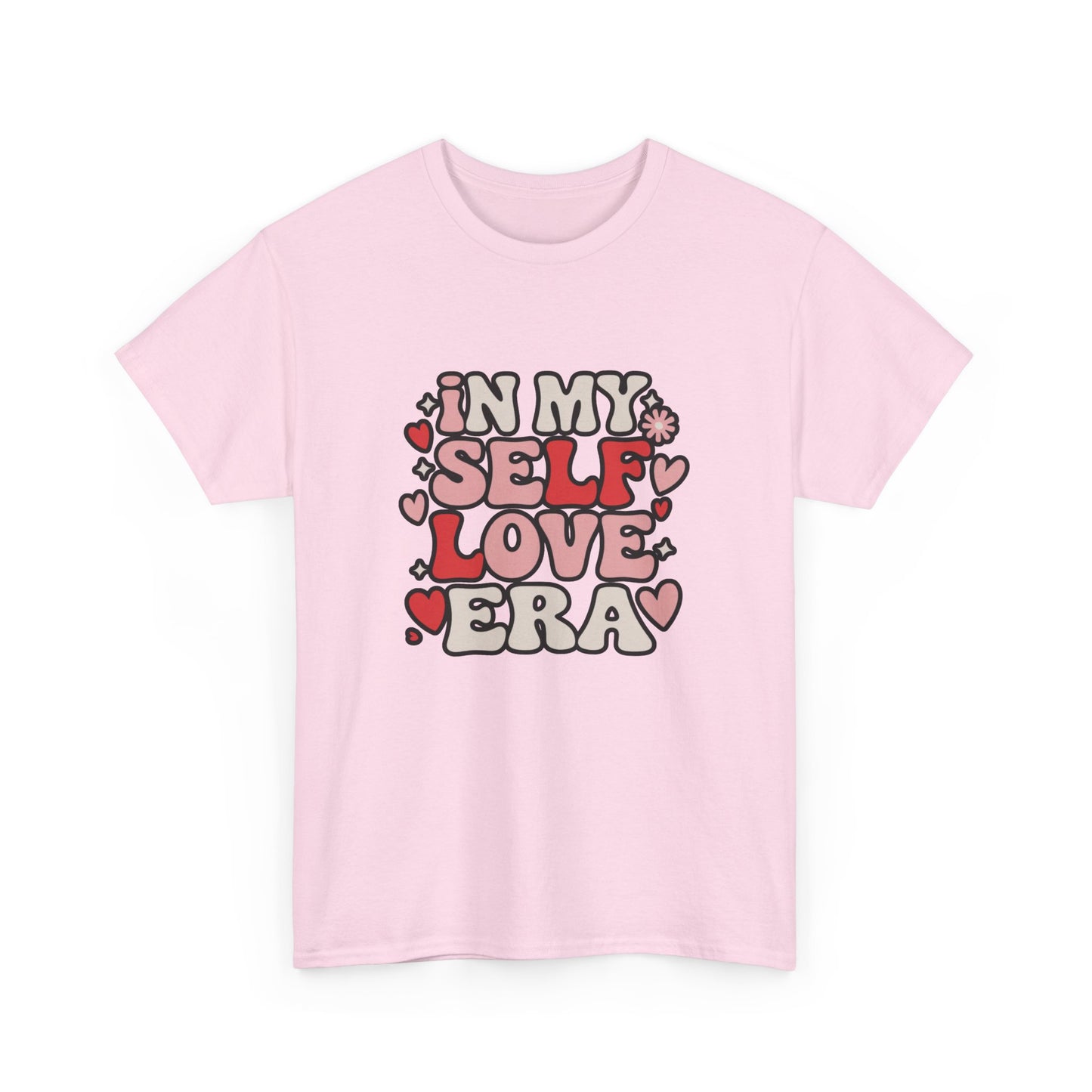 In My Self Love Era , Self Love T Shirts Women Crew Neckline Tee