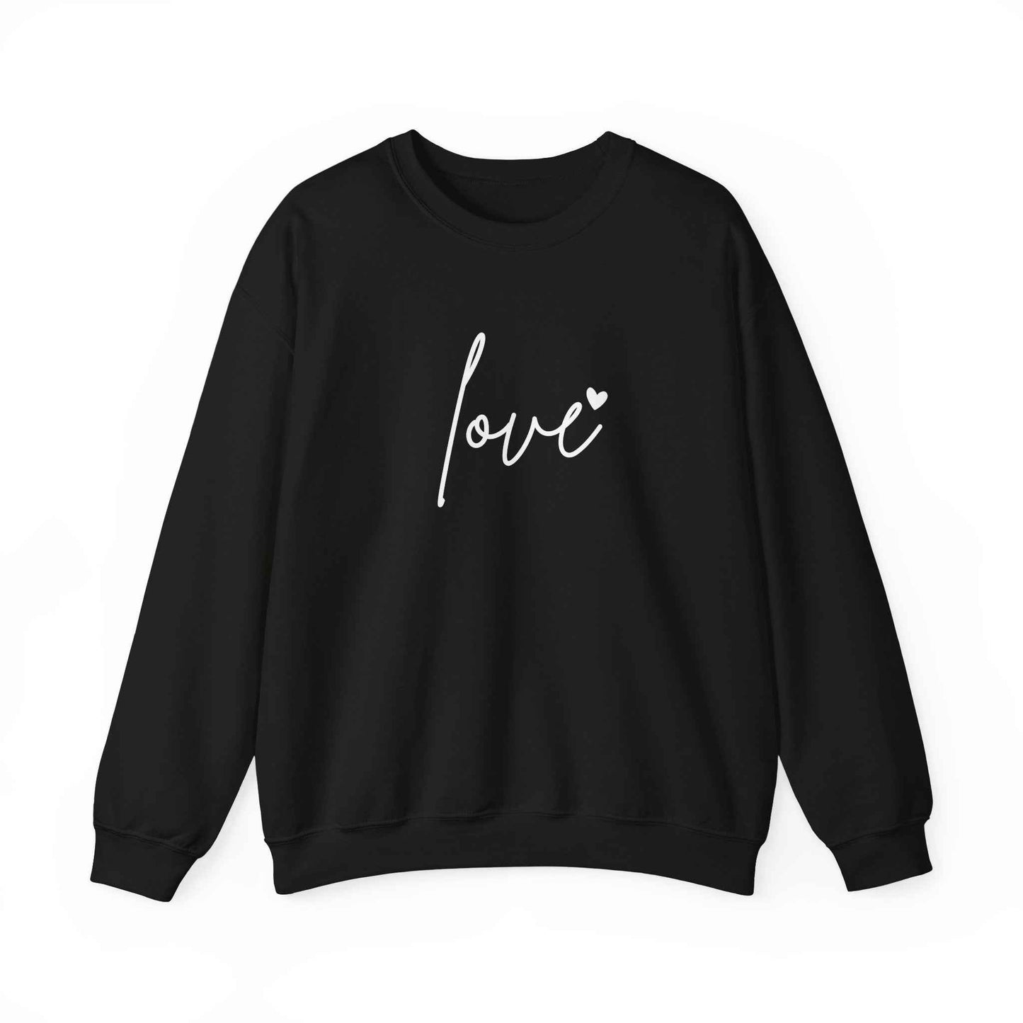 Valentine's Day Sweatshirt - Cozy Heart Print Unisex Pullover for Couples - G-NIA BOUTIQUE