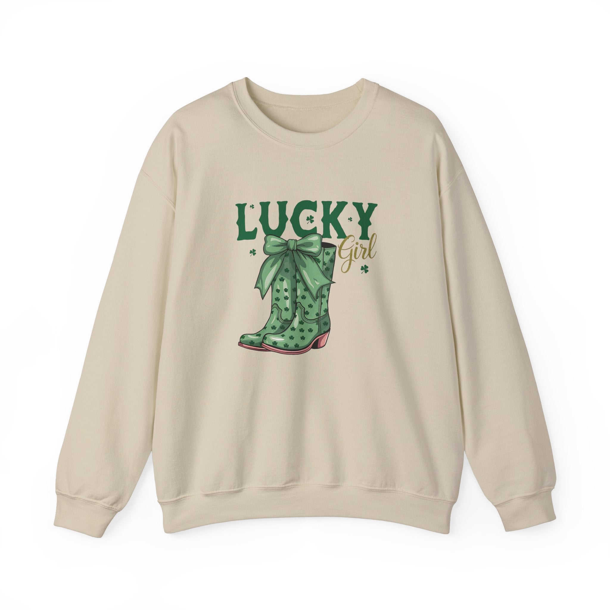 Lucky Girl St. Patrick's Day Sweatshirt - Western Cowgirl Boot Sweater & Howdy Tee 🌵🍀