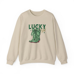 Lucky Girl St. Patrick's Day Sweatshirt - Western Cowgirl Boot Sweater & Howdy Tee 🌵🍀