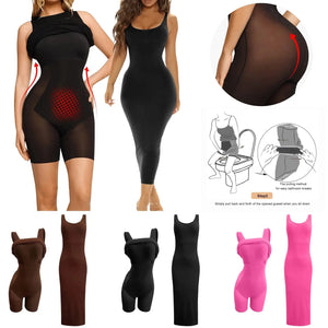Light Belly Contracting One-piece Two-in-one Sling Body Shaping Dress