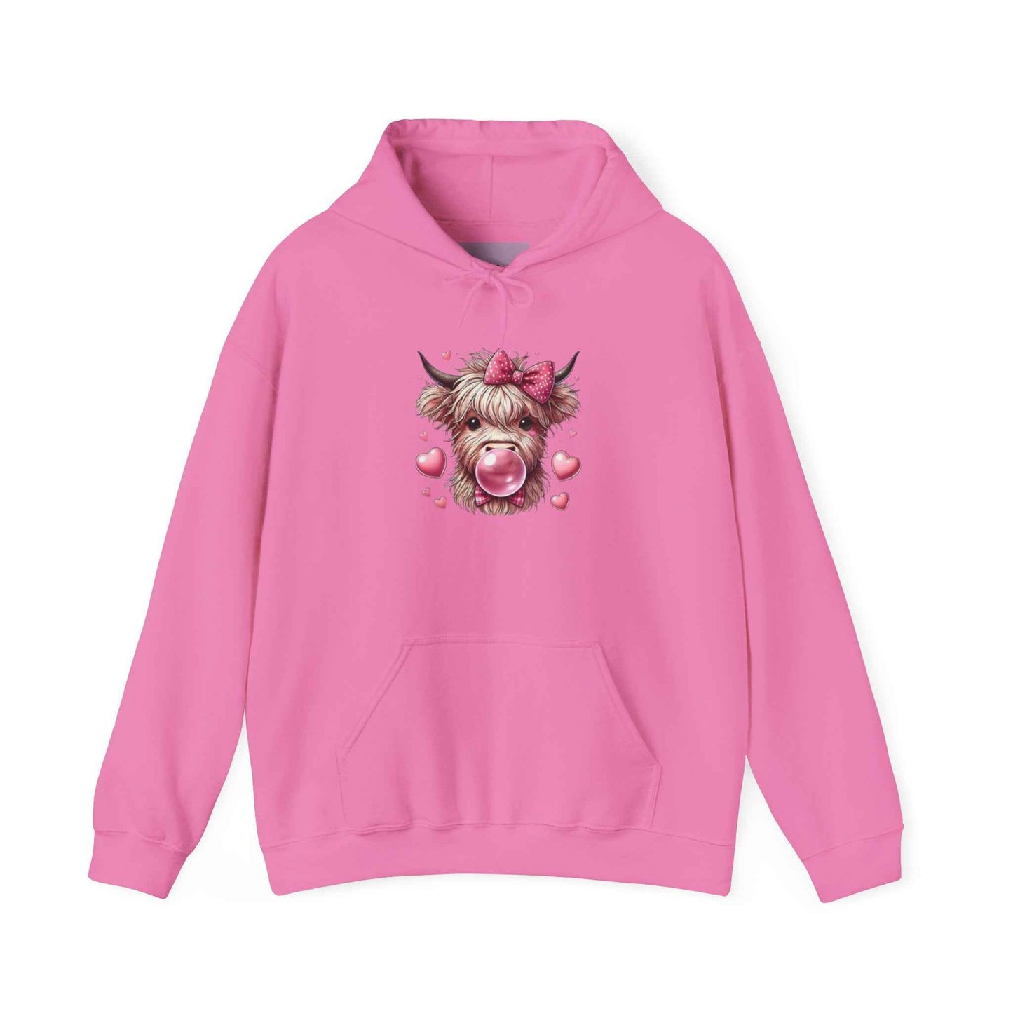 Highland Cow Hoodie - Cute Cow Print Pullover, Funny Animal Gift for Her, Cozy Sweatshirt for Wildlife Lovers - G-NIA BOUTIQUE