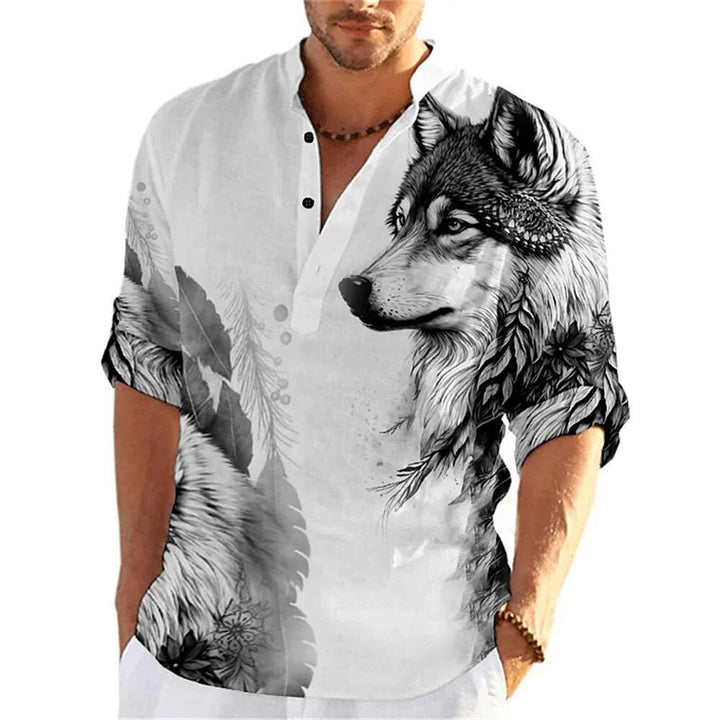 | Men's 3D printed shirt | Casual summer shirt for men | Loose fit short sleeve shirt | Bold print men’s top | Vibrant graphic shirt | Lightweight men’s casual shirt | Stylish men’s vacation shirt |