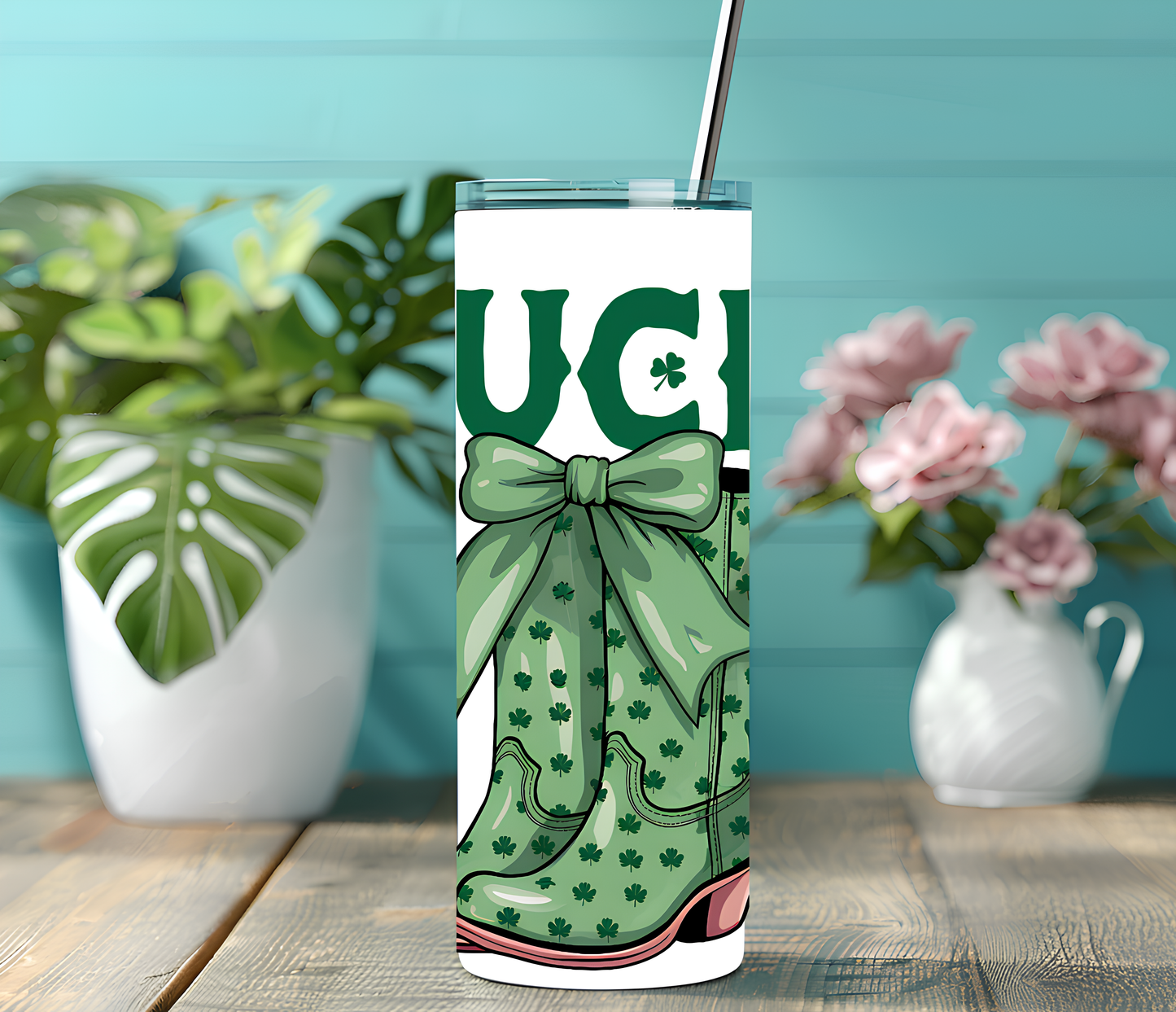 Lucky Girl Stainless steel tumbler